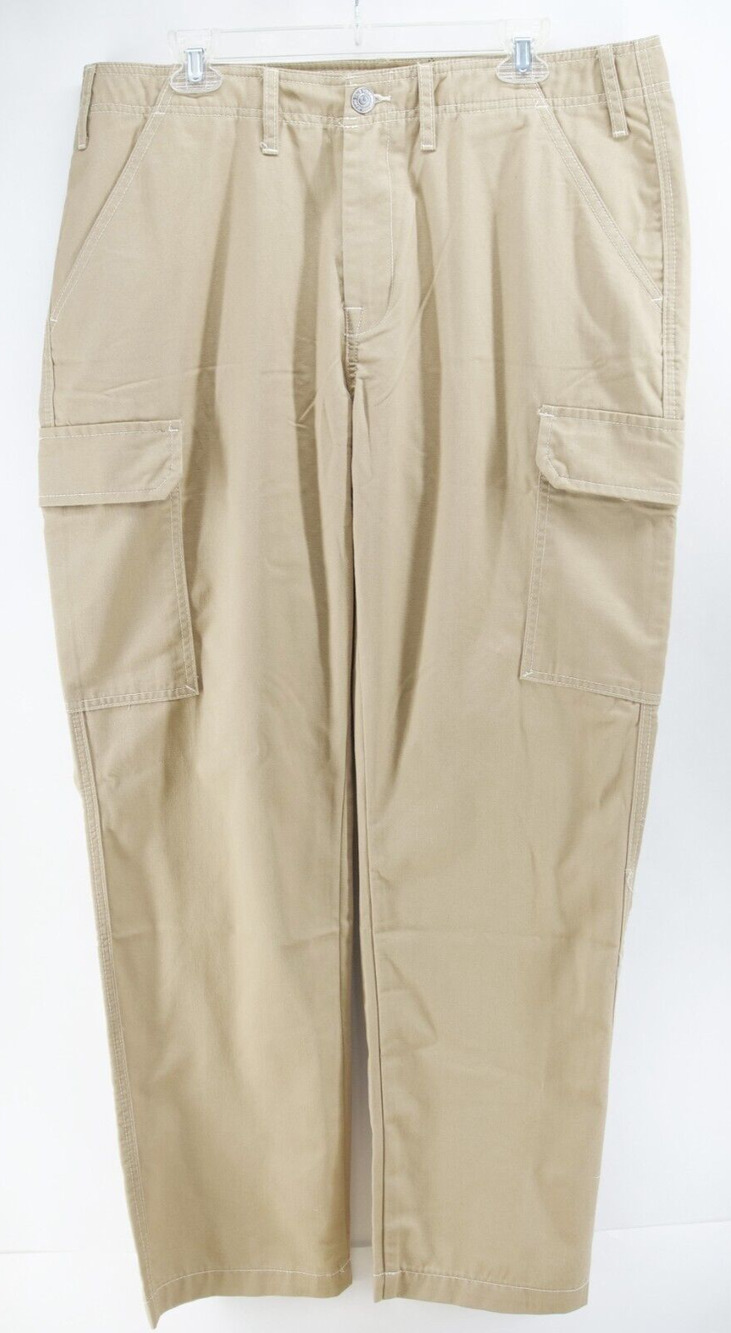 True Religion Travertine Khaki Cargo‎ Pants Men's Size 38x32 NWT